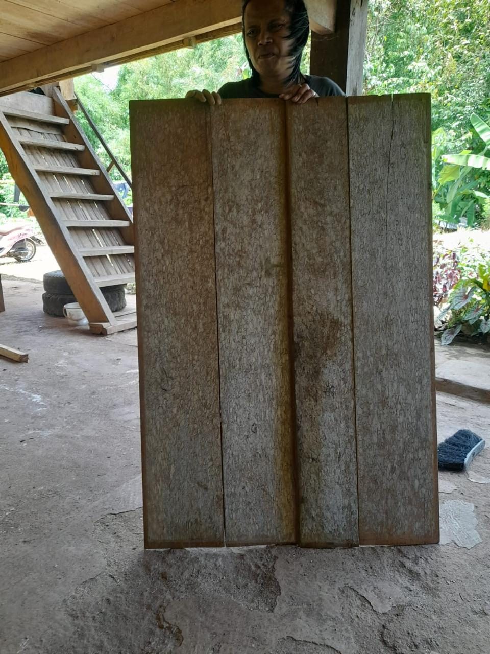 Natural wood materials and textures